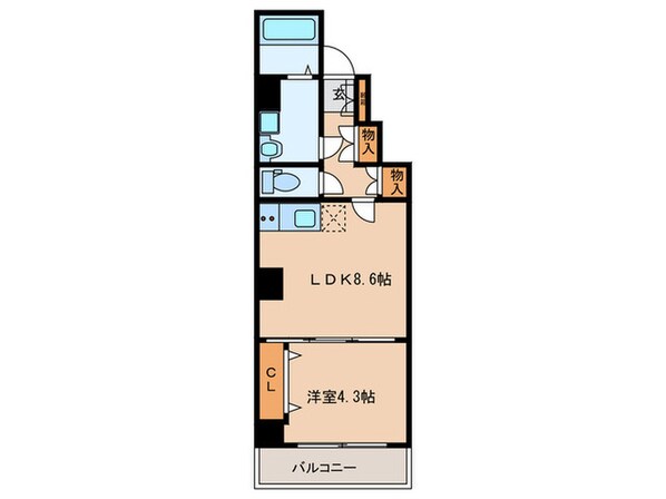 エイトエムジー名駅の物件間取画像